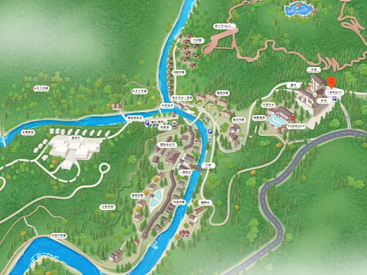 青湖路街道结合景区手绘地图智慧导览和720全景技术，可以让景区更加“动”起来，为游客提供更加身临其境的导览体验。